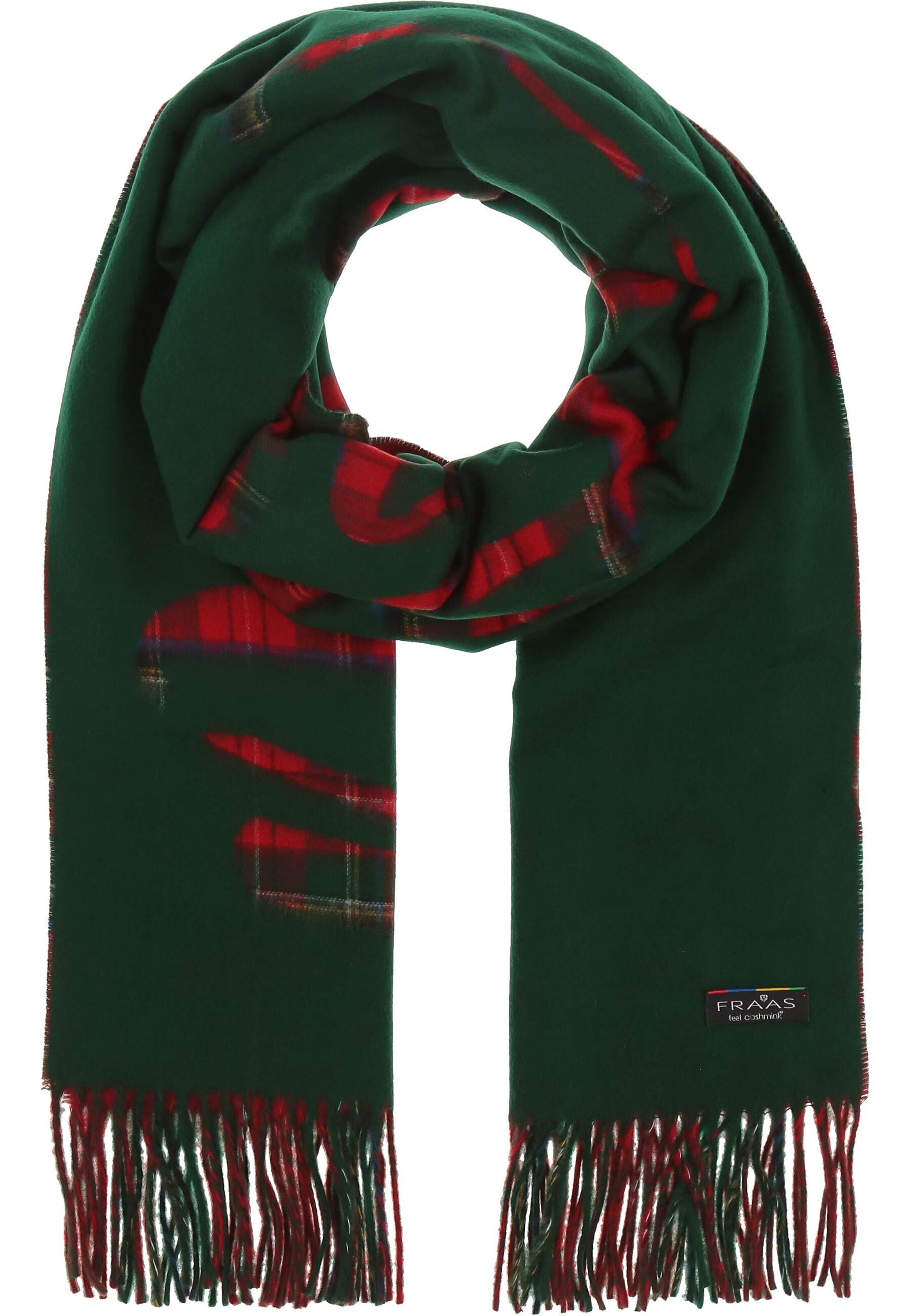 FRAAS Schal in Grün: Vorderseite