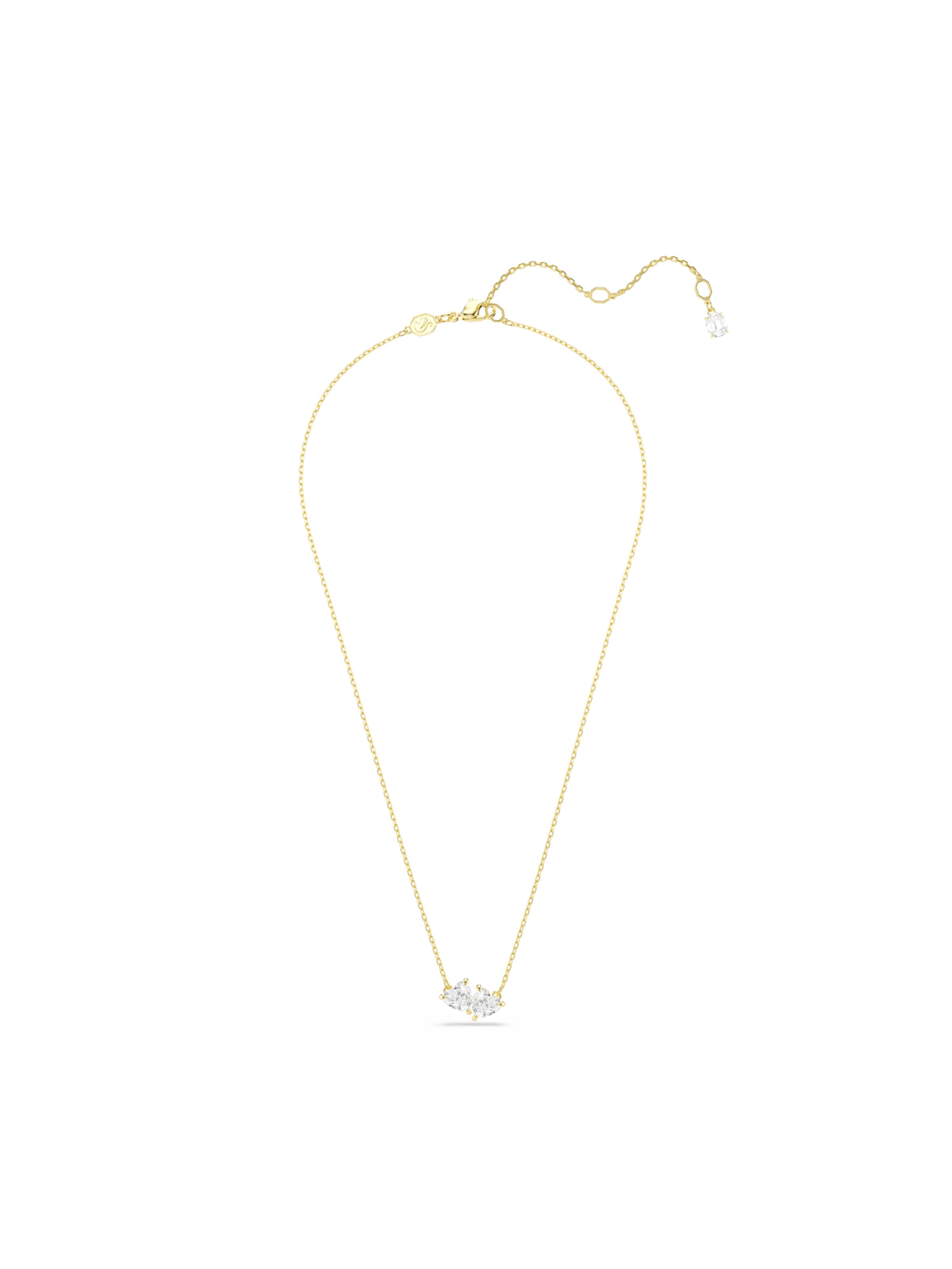 Swarovski Ketting 'Mesmera' in Goud: voorkant