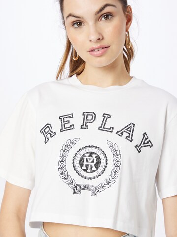 REPLAY - Camiseta en blanco