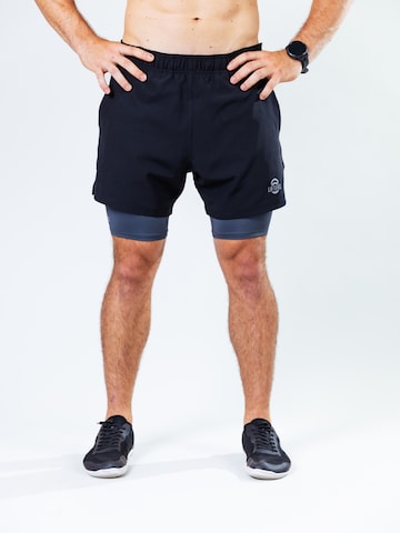 Lifters Slimfit Sportbroek 'Hybrid 2-in-1' in Zwart: voorkant