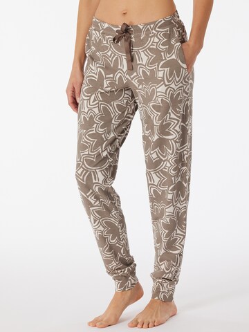 Pantalon de pyjama SCHIESSER en gris : devant