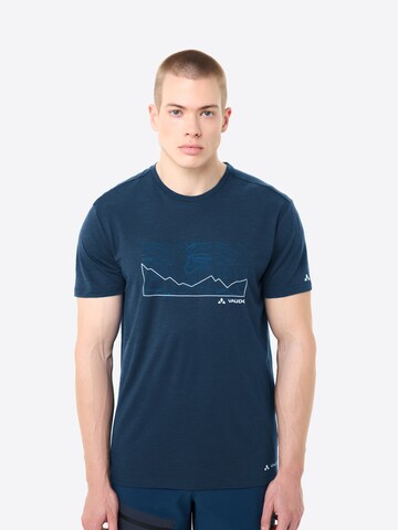 VAUDE Shirt 'Tekoa' in Blue: front