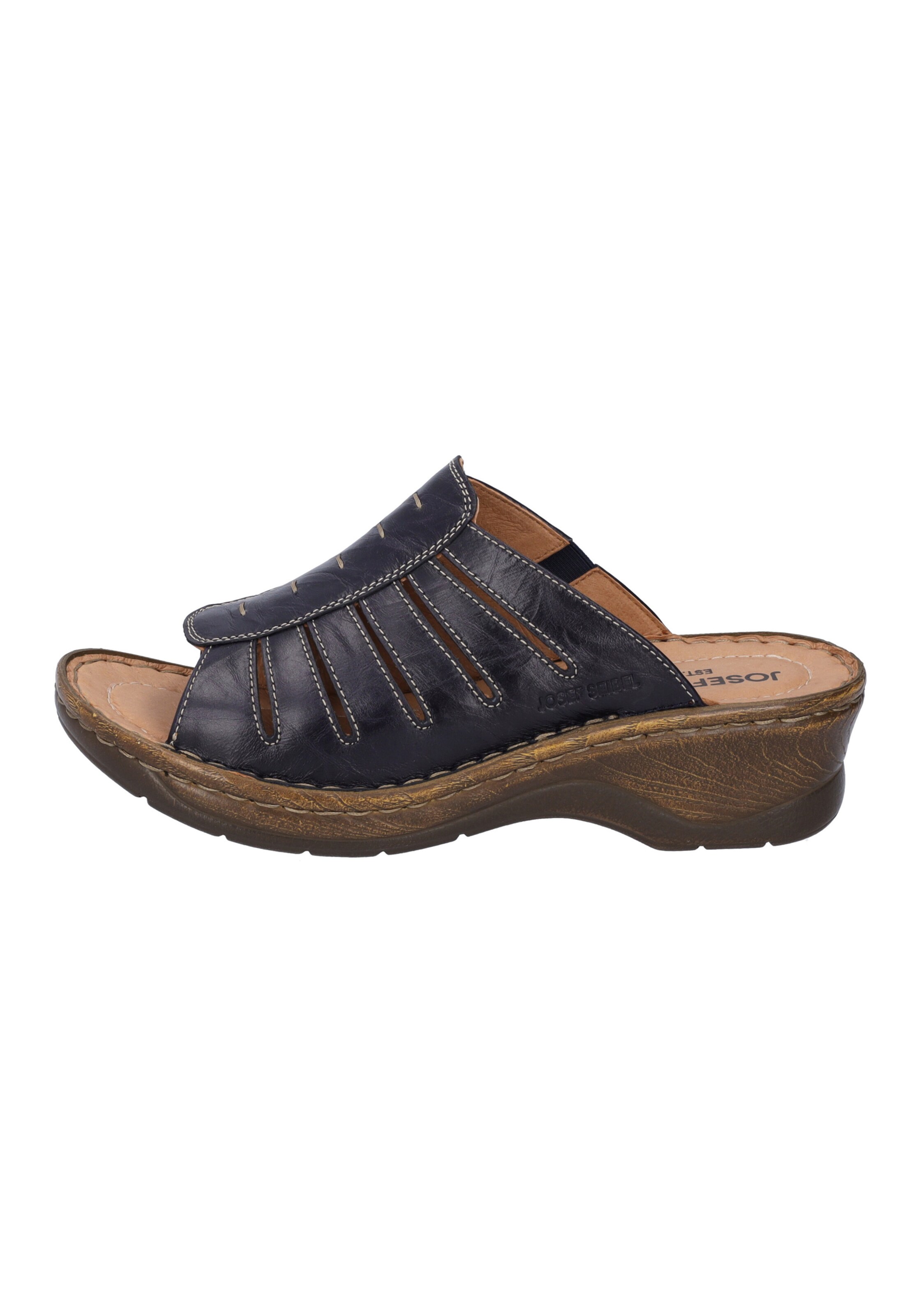 JOSEF SEIBEL Clogs 'Catalonia' in Blue: front