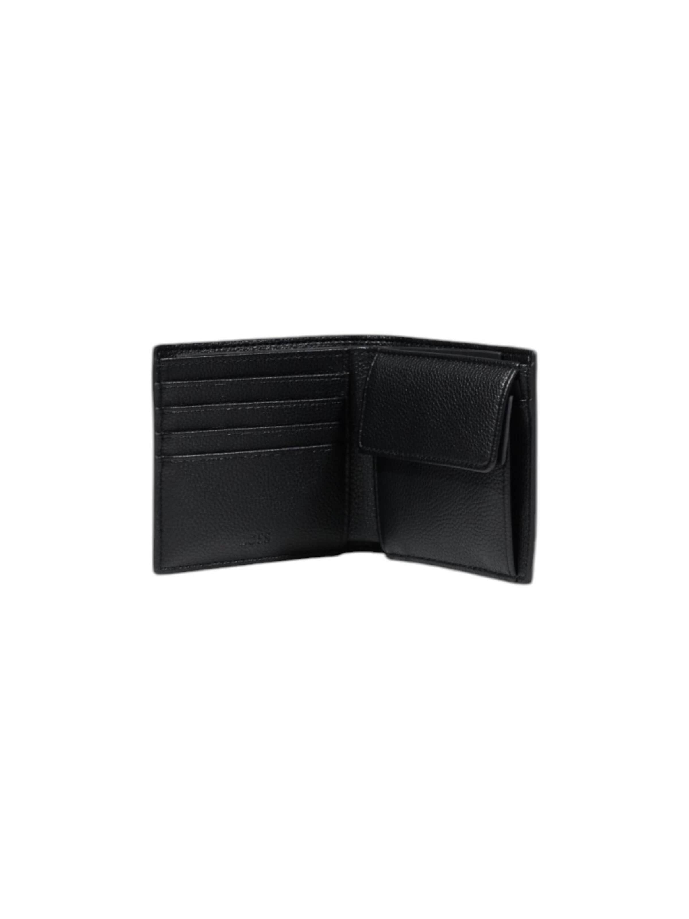 BOSS Portemonnee 'Ray_4cc_Coin N. 10263216 01 50536511' in Zwart