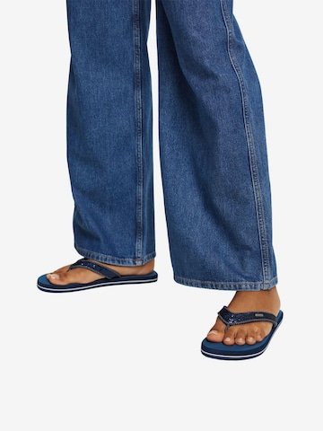 ESPRIT T-Bar Sandals in Blue: front