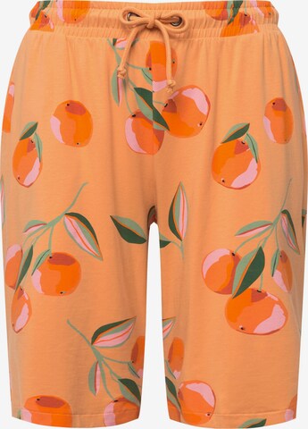 Ulla Popken Regular Broek in Oranje: voorkant