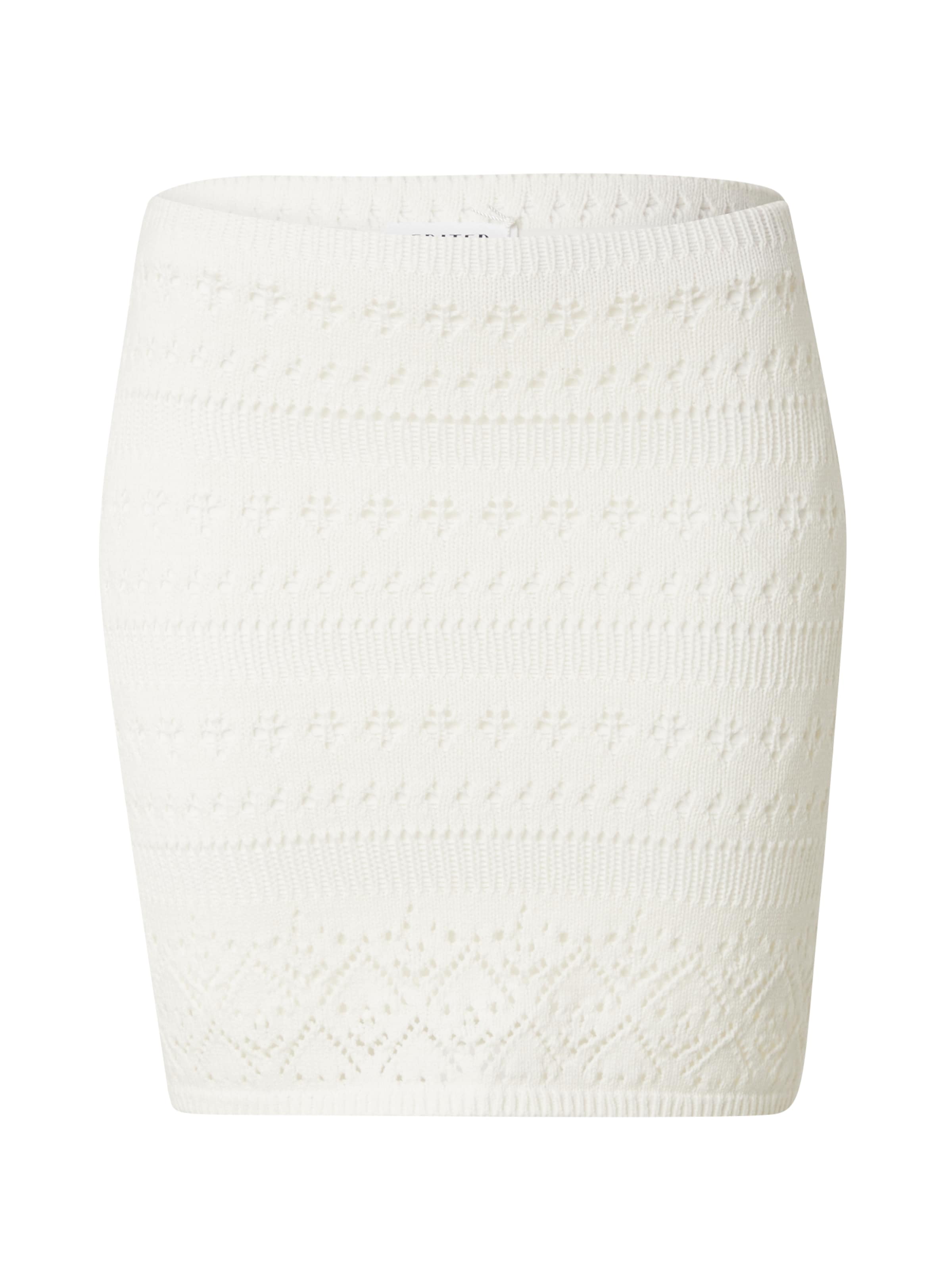 Fustă 'Cendrine' de la EDITED pe alb: față