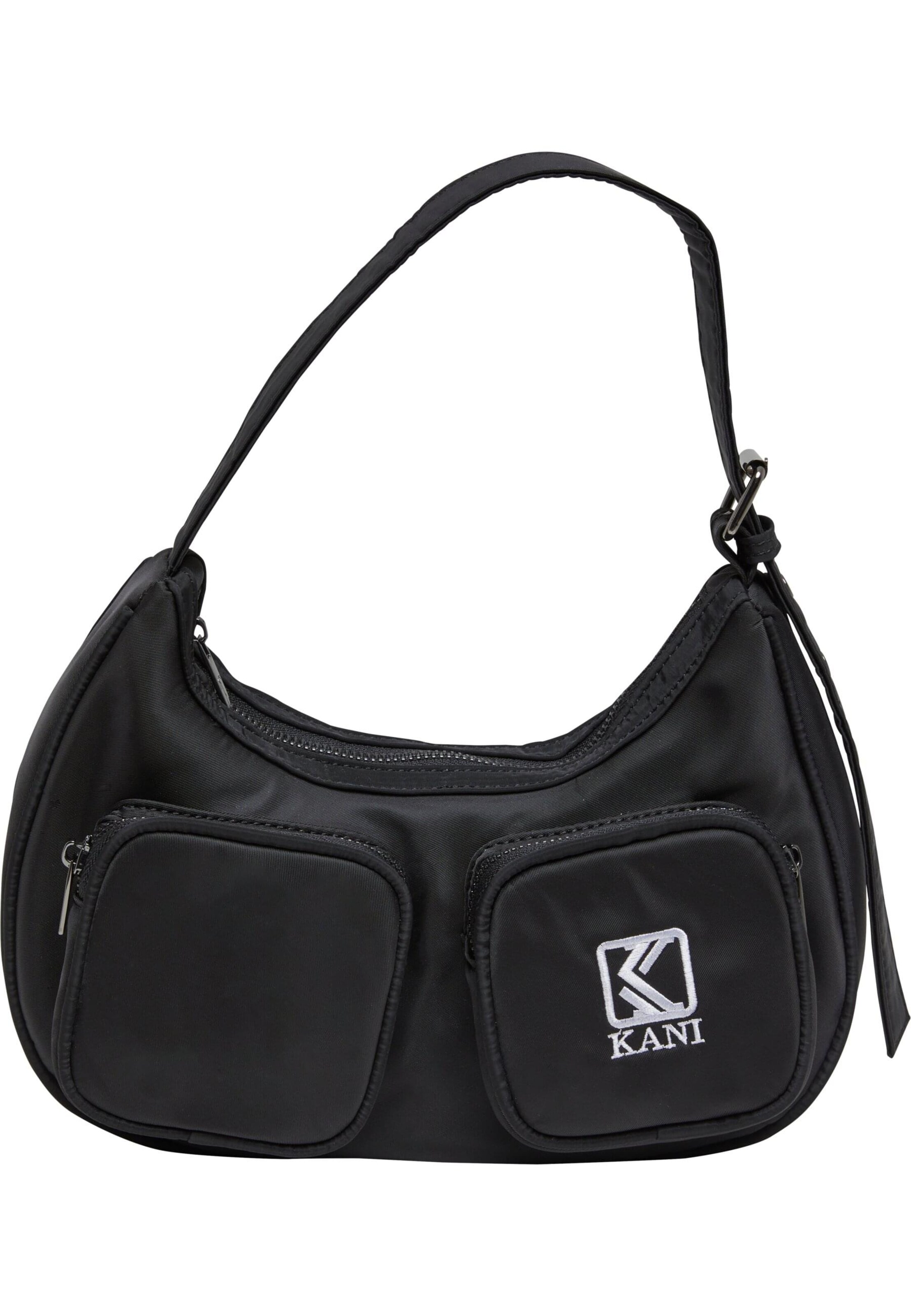 Karl Kani Shoulder Bag in Black: front