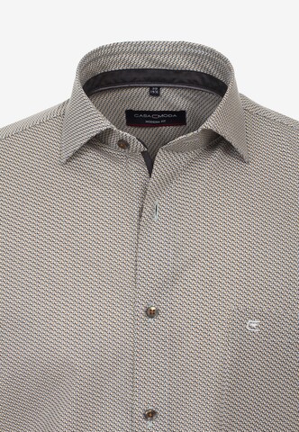 CASAMODA Regular fit Button Up Shirt in Grey