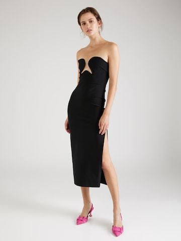 Nasty Gal - Vestido de cocktail em preto: frente