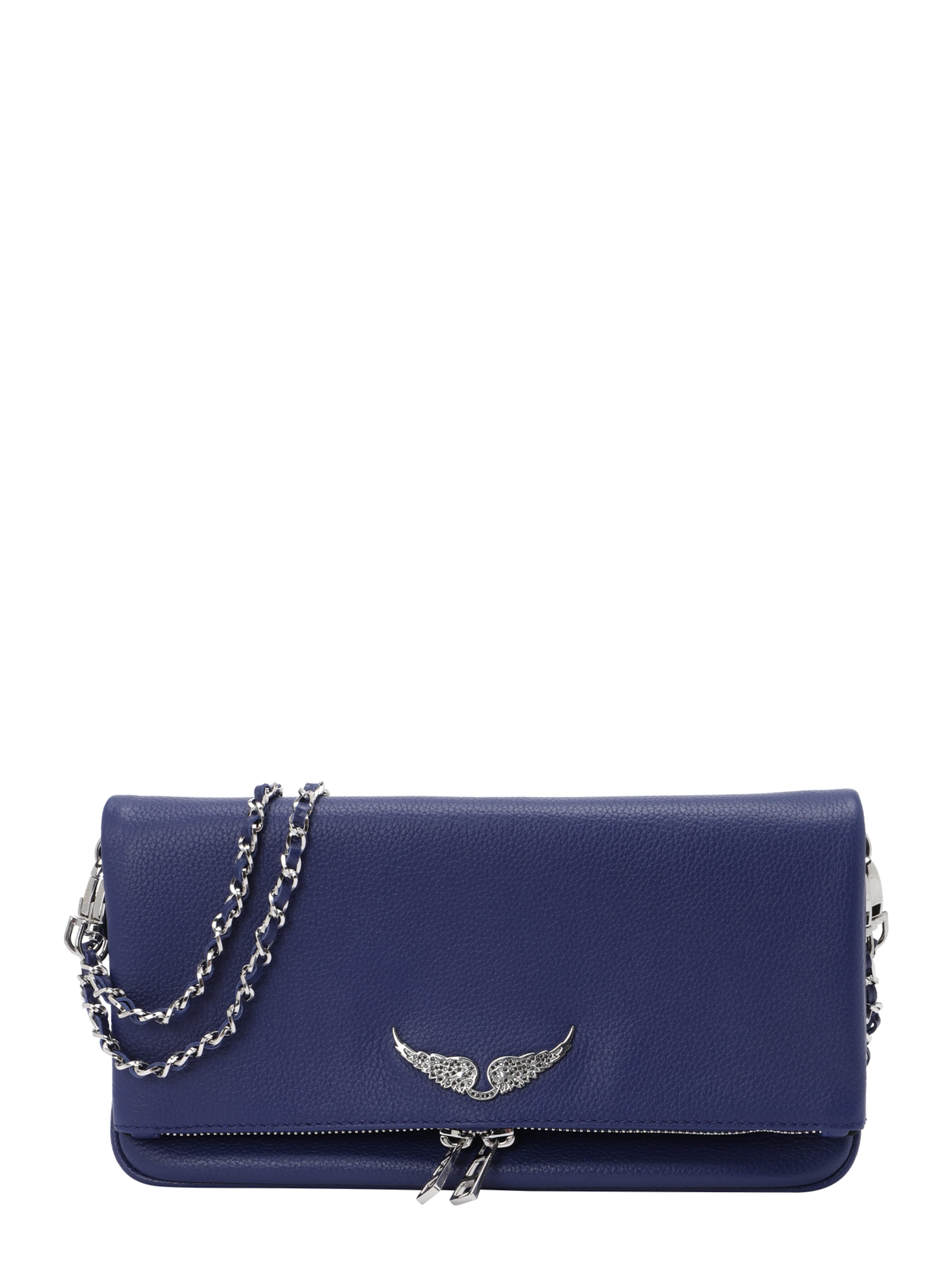 Clutch 'ROCK' de la Zadig & Voltaire pe albastru: față