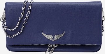 Pochette 'ROCK' Zadig & Voltaire en bleu : devant