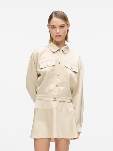 KARL LAGERFELD JEANS Prechodná bunda - Béžová: predná strana