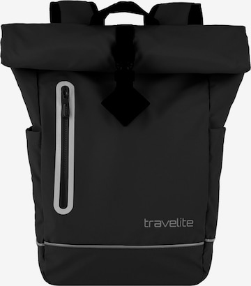 Zaino di TRAVELITE in nero: frontale