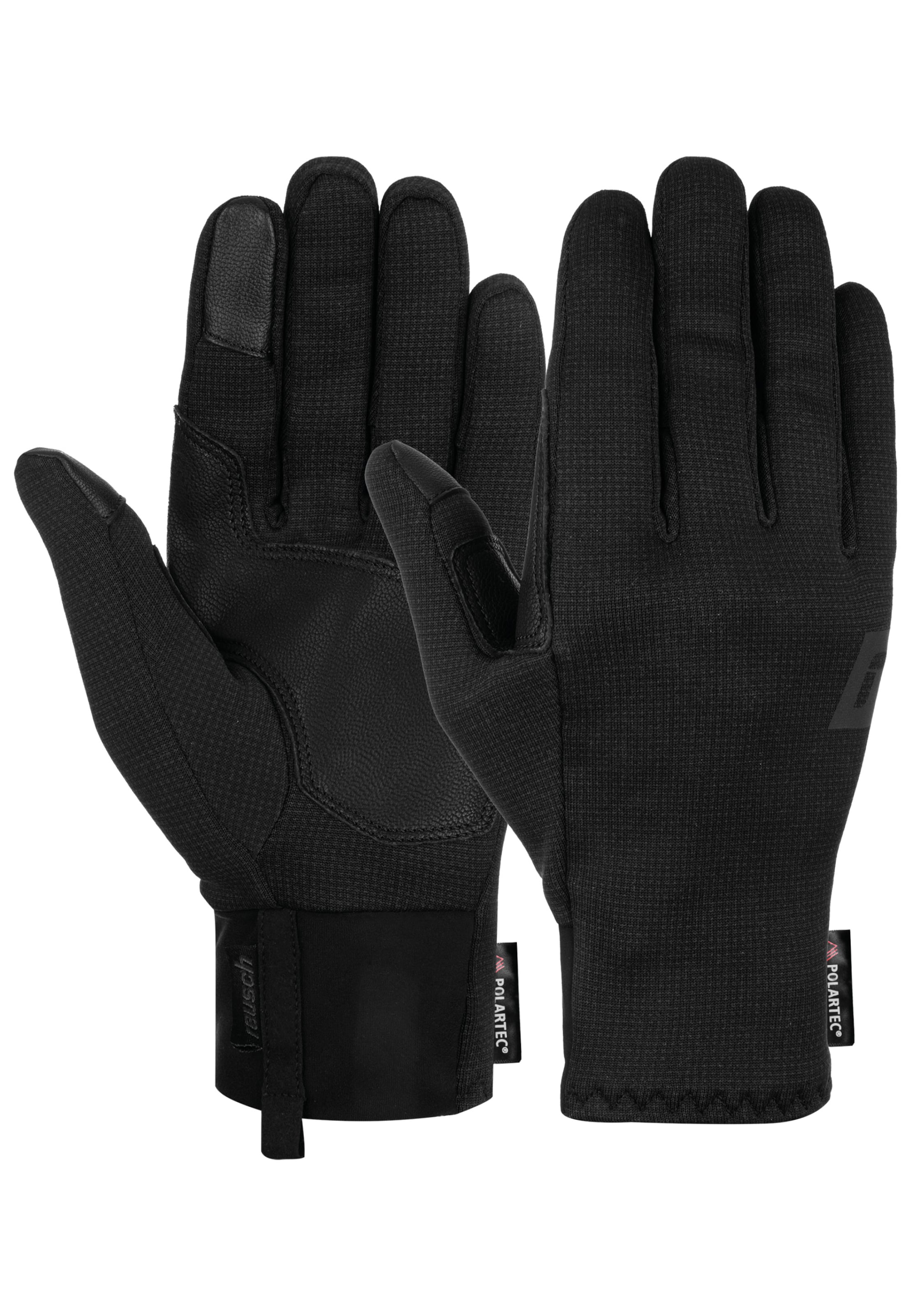 REUSCH Sporthandschuhe 'Nanuq Polartec®' in Schwarz: Vorderseite