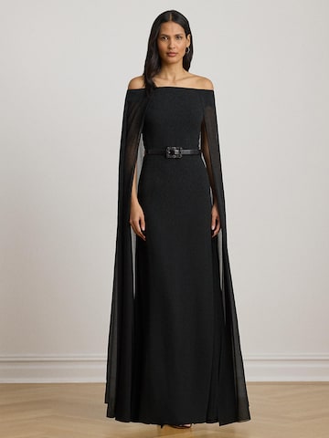 Lauren Ralph Lauren Вечернее платье 'EDLYNE' в Черный: спереди