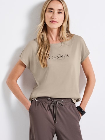 STREET ONE - Camisa em bege: frente