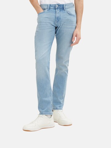 Coupe slim Jean 'Piers' TOM TAILOR DENIM en bleu : devant