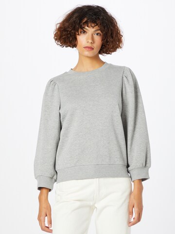 Felpa 'PZSOFIA' di PULZ Jeans in grigio: frontale