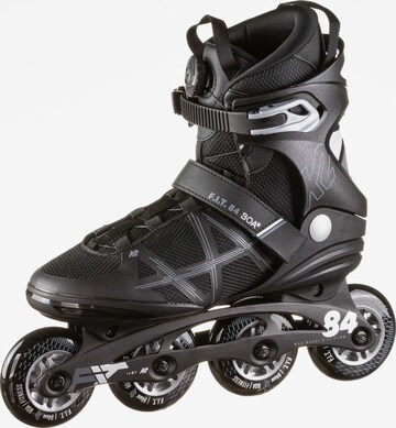 K2 Inline and Roller Skates 'F.I.T. 84 Boa' in Black: front