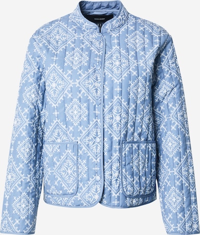 VERO MODA Přechodná bunda - chladná modrá / bílá, Produkt