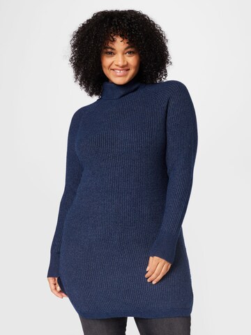 ONLY Carmakoma Pullover 'FIA KATIA' in Blau: Vorderseite