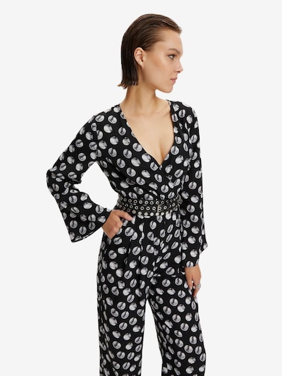 NOCTURNE Jumpsuit in schwarz / weiß, Produktansicht