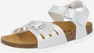 LICO Sandals 'BIOLINE' in Silver: front