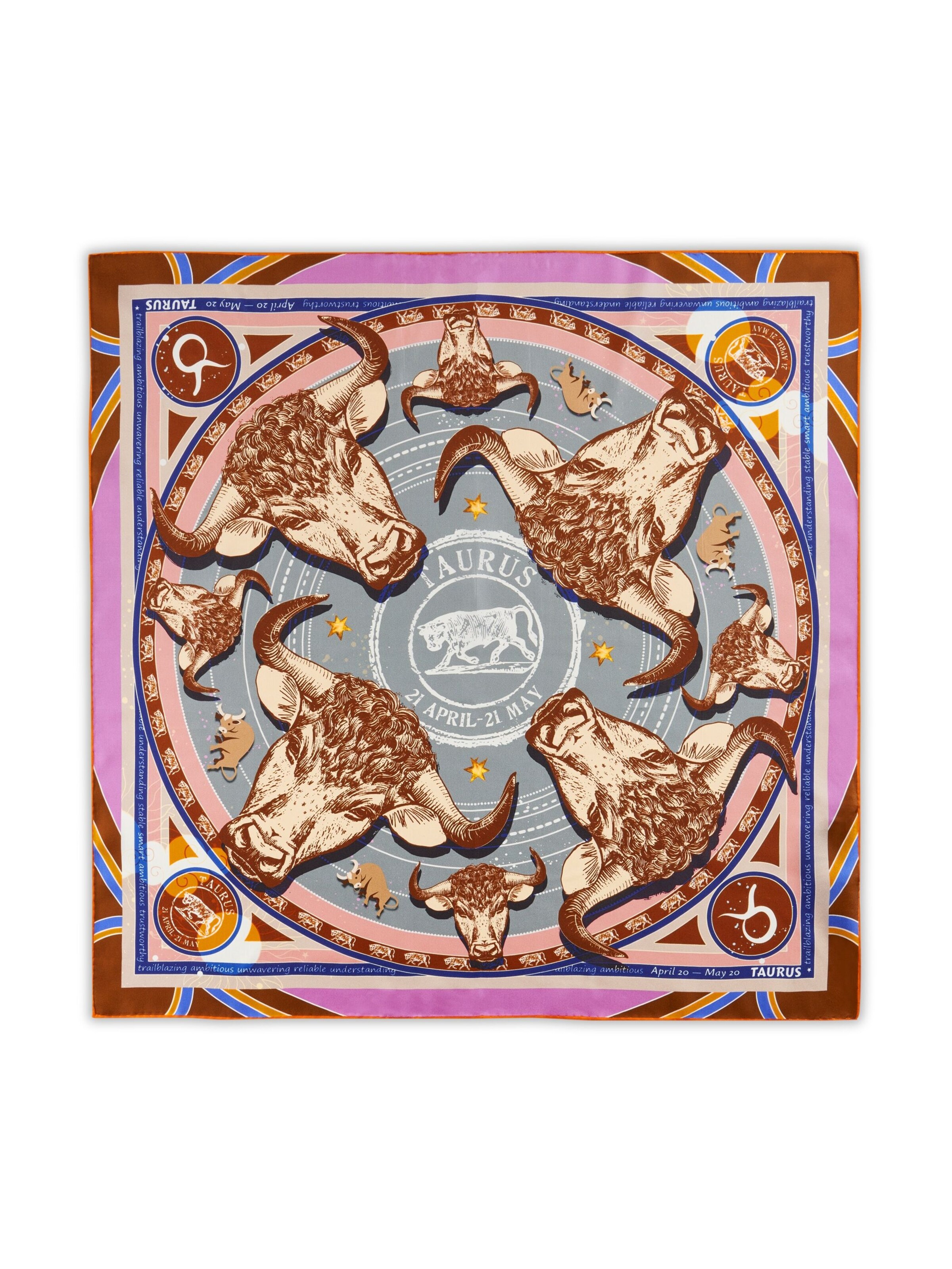 CODELLO Wrap 'Sternzeichen Stier' in Grey