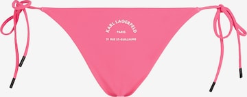 Karl Lagerfeld Bikini nadrágok 'Rue St-Guillaume' - rózsaszín: elől