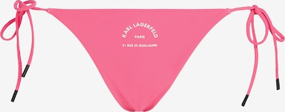 Karl Lagerfeld Bikinihose 'Rue St-Guillaume' in pink / weiß, Produktansicht