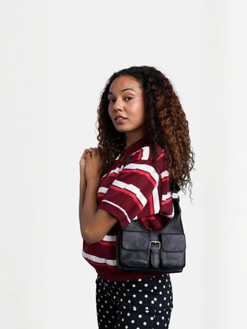 RE:DESIGNED Shopper ' Solvej ' in Black: front
