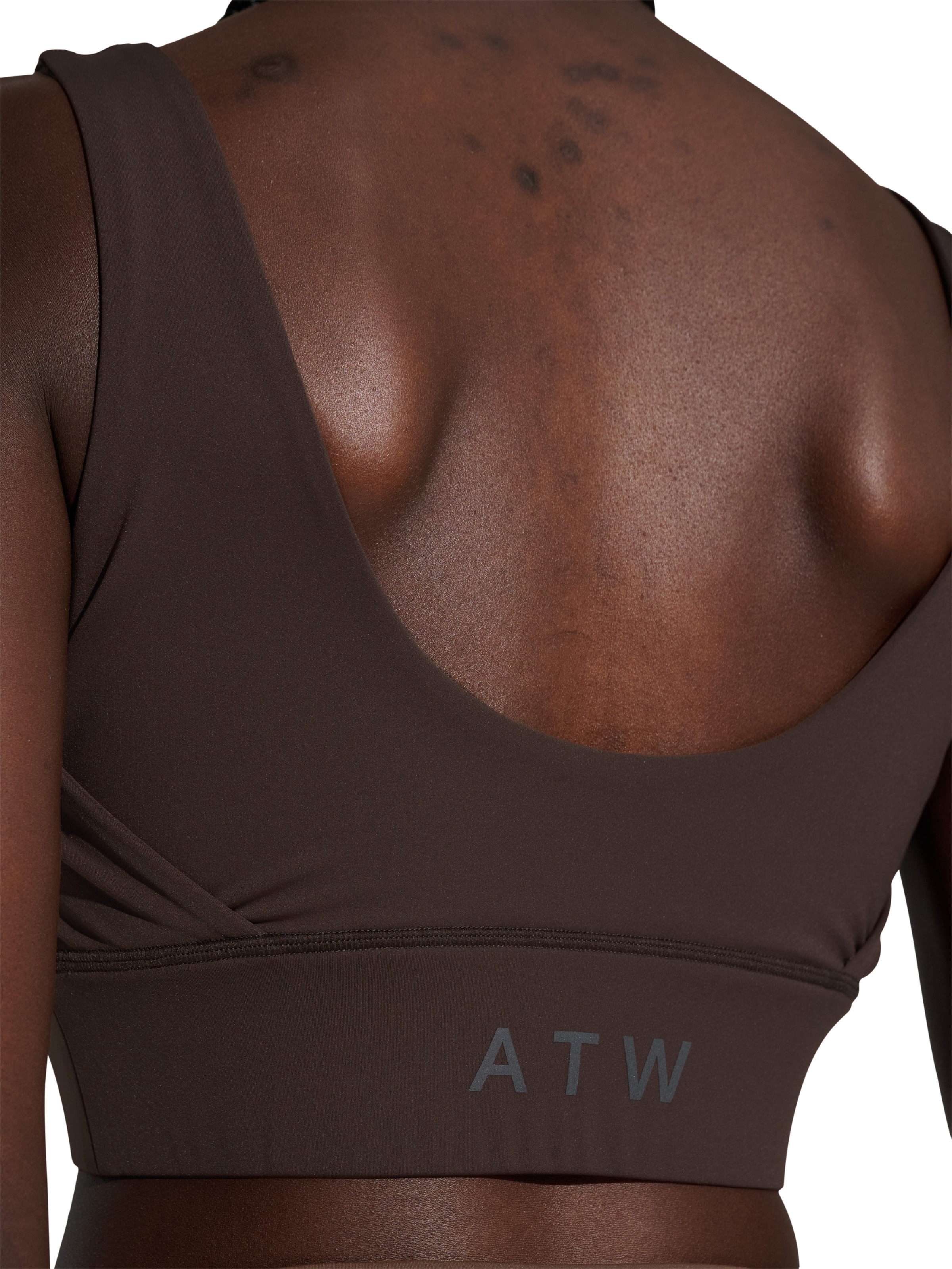 HALO Bustier Sporttop in Bruin