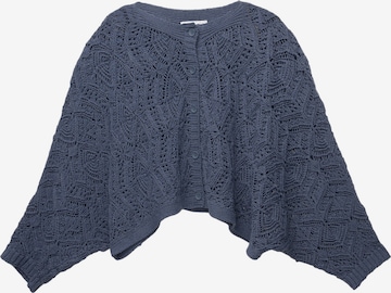 Cardigan oversize Pull&Bear en bleu : devant