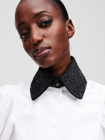 Karl Lagerfeld - Cuello 'RHINESTONE' en negro