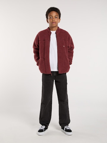 DICKIES Fleece jas 'Mount Hope' in Rood