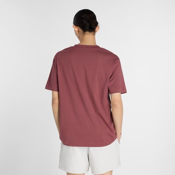 new balance T-Shirt 'Essentials' in Rot