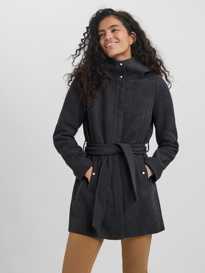 VERO MODA Between-Seasons Coat in Dark grey, View model