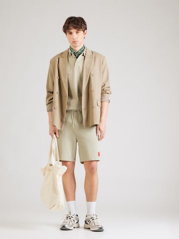 HUGO Majica 'Dereso' | zelena barva