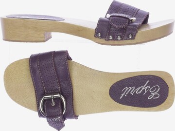 ESPRIT Sandals & High-Heeled Sandals in 40 in Purple: front