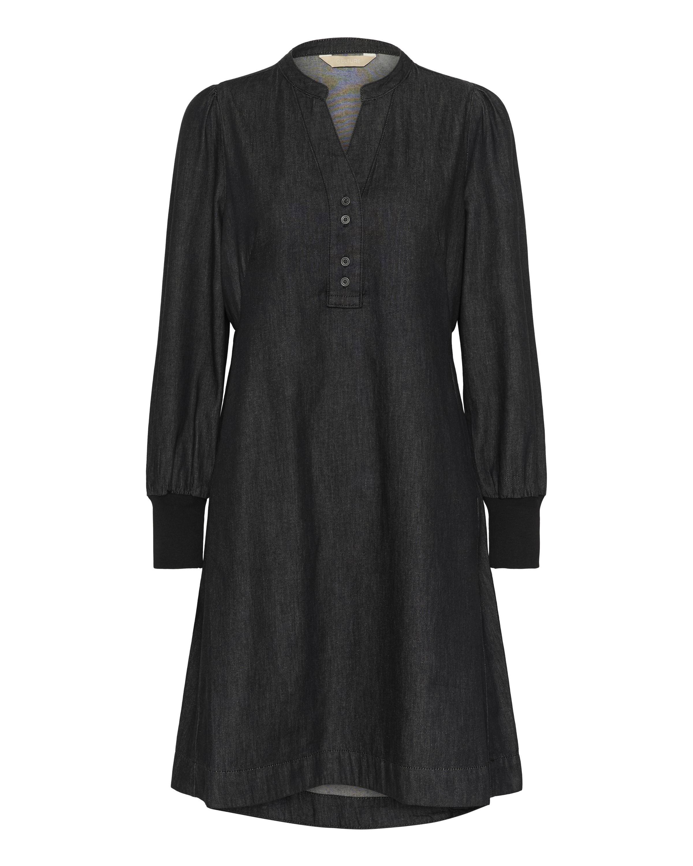 CULTURE Blusekjole i black denim, Produktvisning