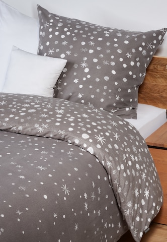 SCHIESSER Duvet Cover 'Runa' in Grey