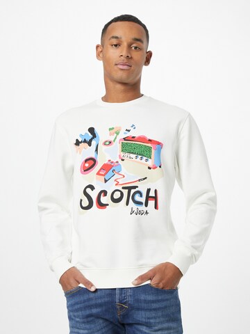 Bluză de molton de la SCOTCH & SODA pe alb: față