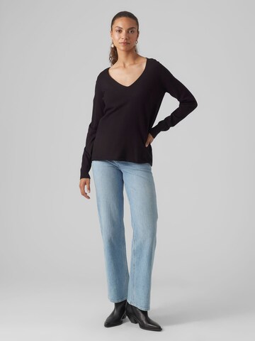 VERO MODA Pullover 'VMHappiness' in Schwarz