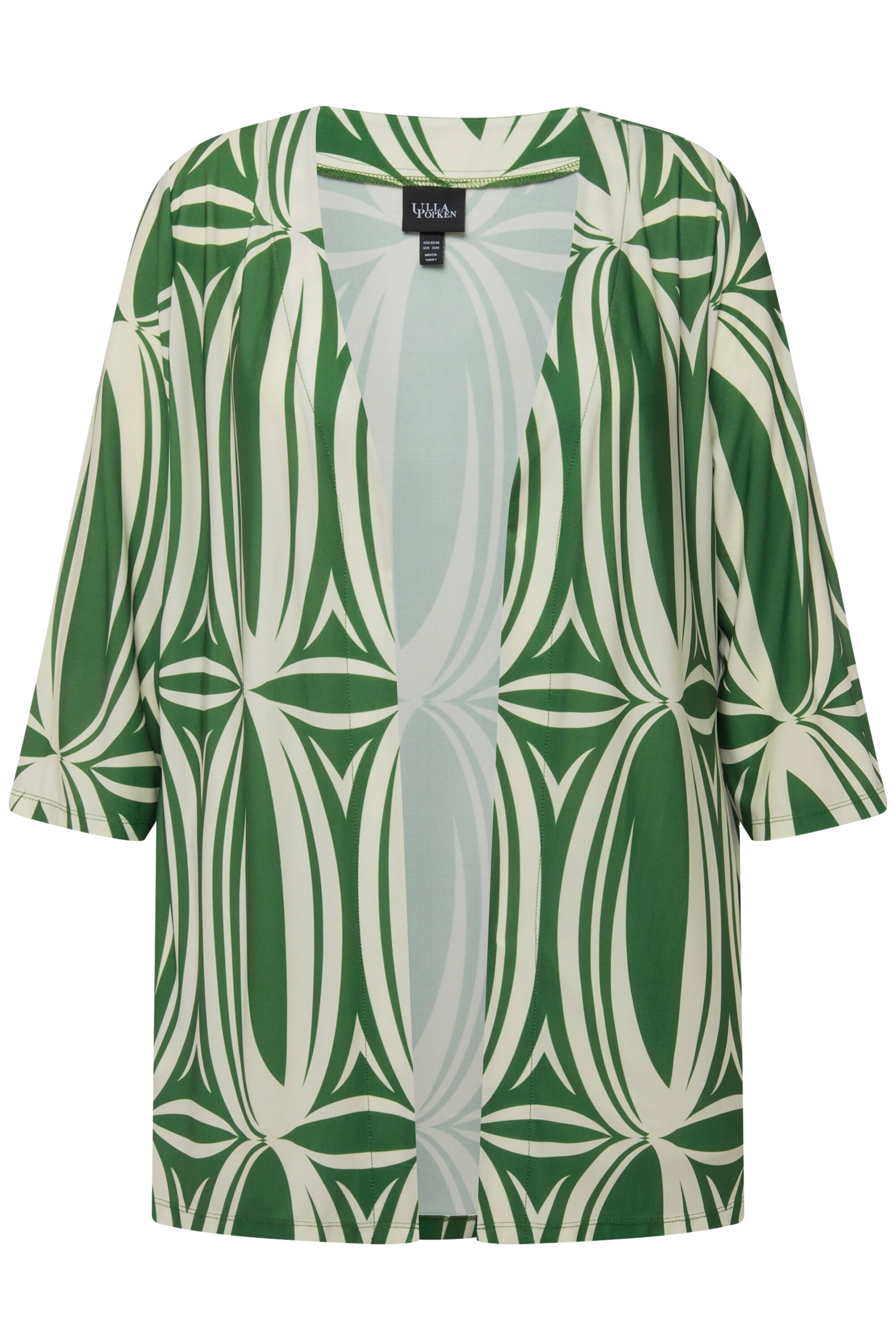 Ulla Popken Strickjacke in Grün: Vorderseite