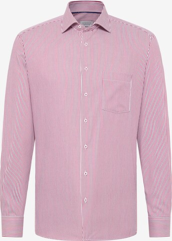 ETERNA Regular fit Business Shirt in Red: front