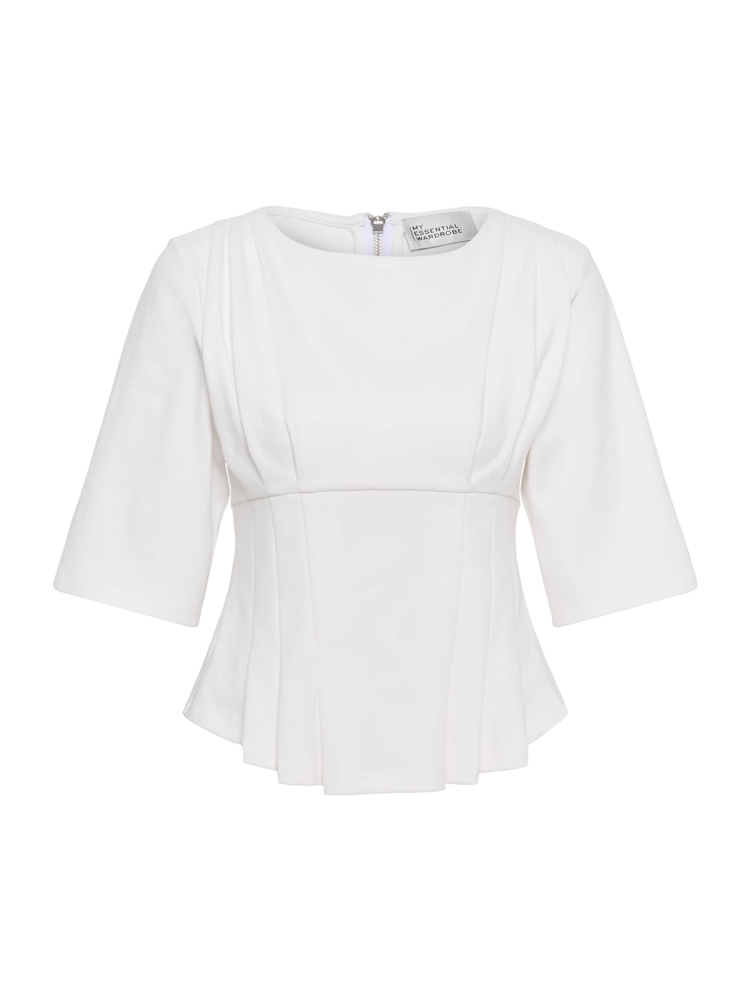 Chemisier 'MWApir' My Essential Wardrobe en blanc : devant