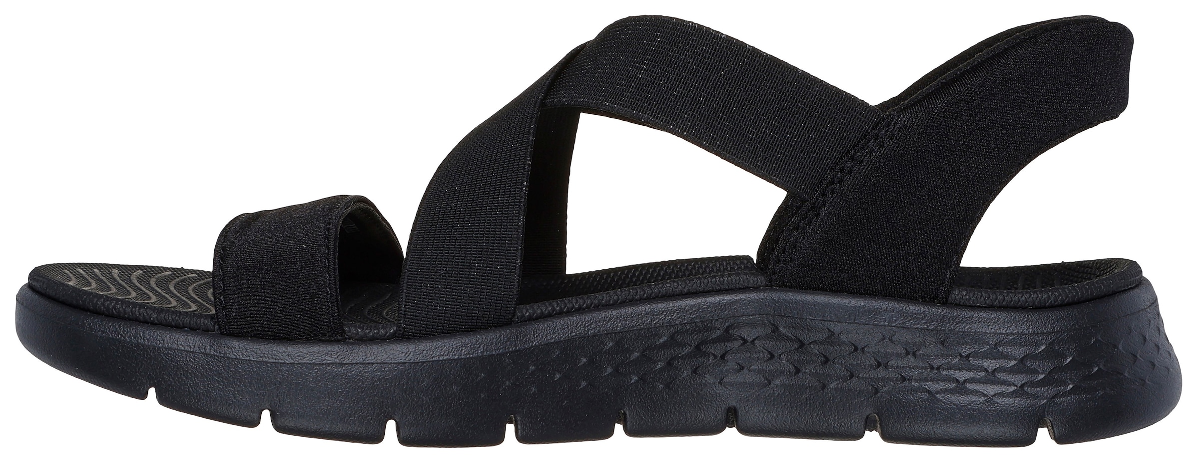 SKECHERS Sandals in Black: front