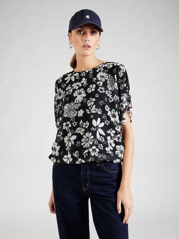 Hailys - Blusa 'Da44na' en negro: frente