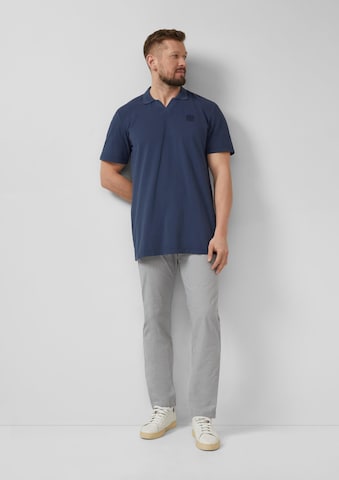 s.Oliver Men Tall Sizes Poloshirt in Blau